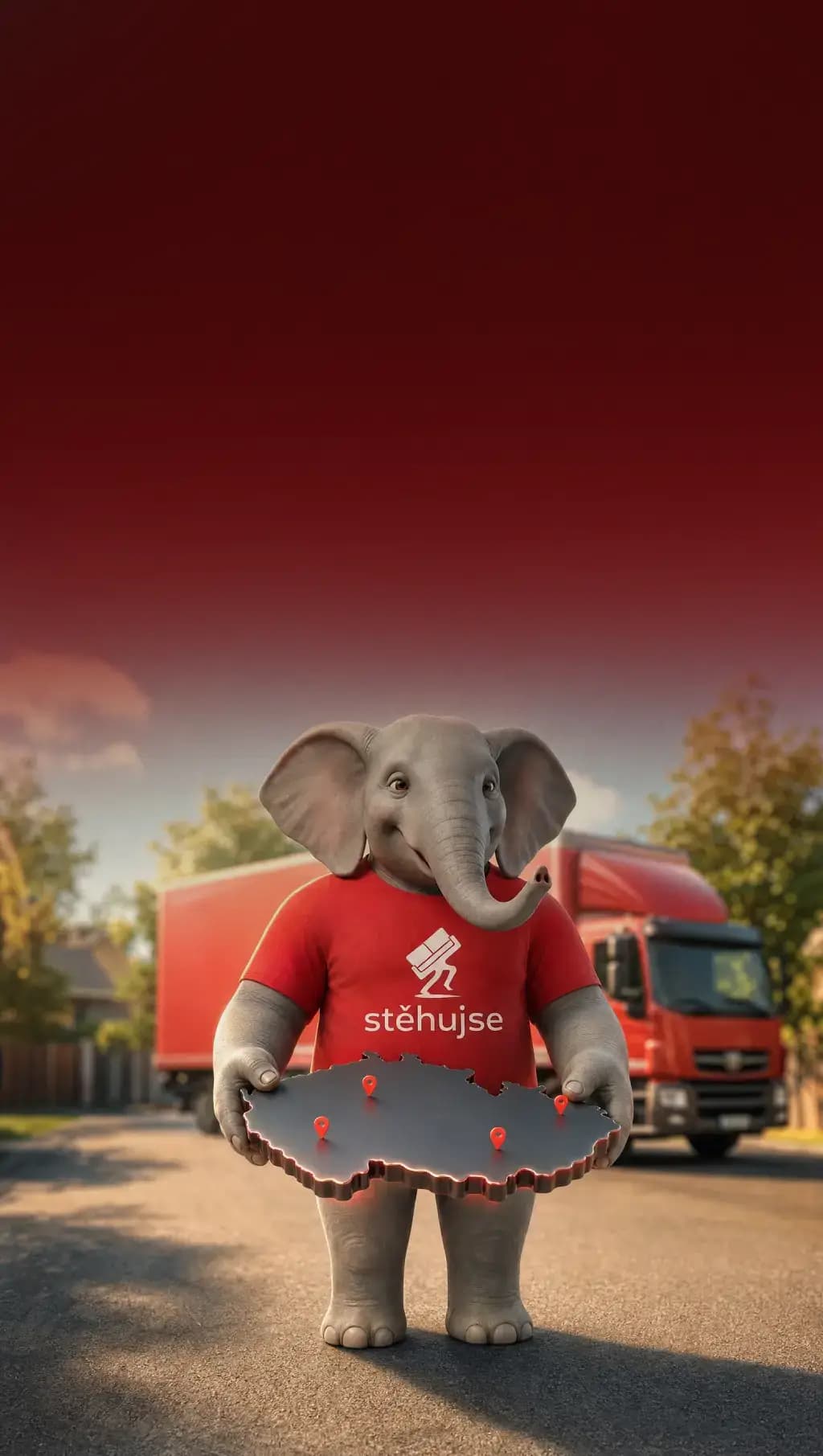 Stěhováci Stěhuj.se nakládají zabalený nábytek do dodávky